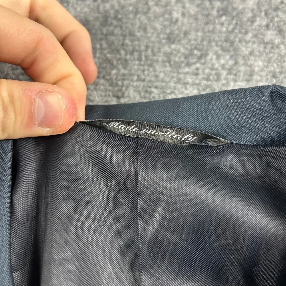 Canali Proposta‎ Blazer Mens 52 L Dark Gray Pure Wool 3-Button Sport Coat Italy